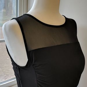 Pixley Sheer and Stretchy Sleeveless top